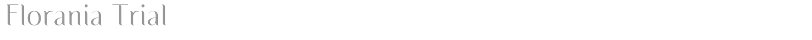 Florania font preview